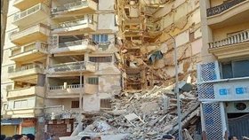 Pád budovy v Alexandrii (26.6.2023)