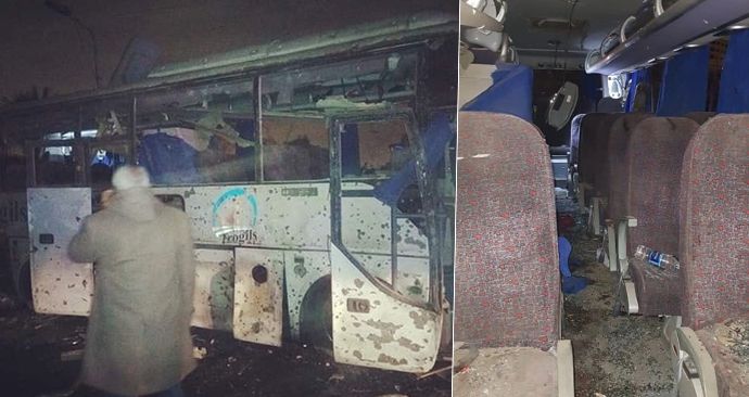 V Egyptě vybuchl autobus s turisty. Dva z nich zemřeli.