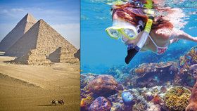 Více než hrobky králů turisty do Egypta táhne podmořský život.