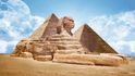 Sfinga a pyramidy