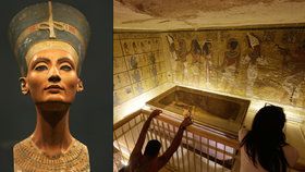 Je u Tutanchamona i královna Nefertiti? Nové objevy slibují nález století