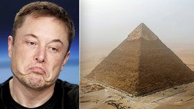 Pyramidy mimozemšťané postavili, tvrdí Elon Musk. Egypt: Uvnitř se skrývá důkaz opaku