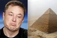 Pyramidy mimozemšťané postavili, tvrdí Elon Musk. Egypt: Uvnitř se skrývá důkaz opaku