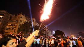 Odpůrci prezidenta Mursího při protestech