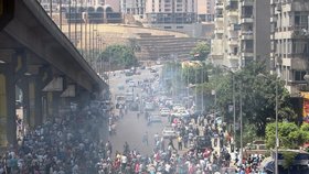 Káhira je plná davů demonstrantů