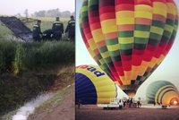 V Egyptě se zřítil horkovzdušný balon: Nejméně 18 turistů zemřelo!