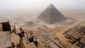 Unikátní a ilegální pohled z Velké pyramidy v Gize, který však nakonec Mnichovanovi Andreji Ciesielskému prošel