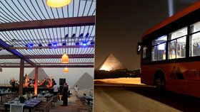 „Předtím tu nic takového nebylo.“ Egypt otevřel restauraci s výhledem na pyramidy