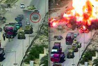 Egyptský tank převálcoval auto teroristů. Bylo napěchované výbušninami