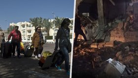 Čeští turisté o pádu rakety na egyptské letovisko: Bouchlo to kousek od nás! Bungalov se otřásl