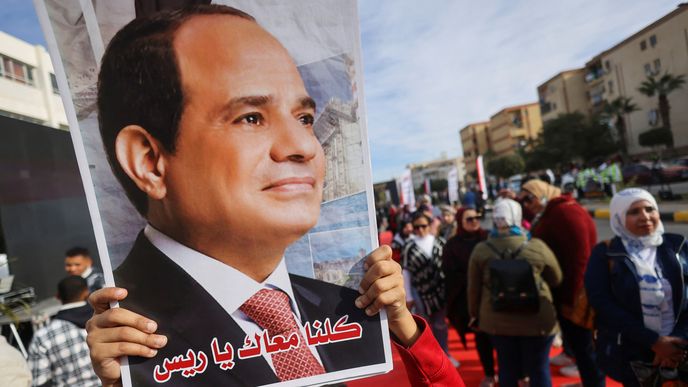 Egyptské volby: Prezident Abdal Fattáh Sísí (prosinec 2023)