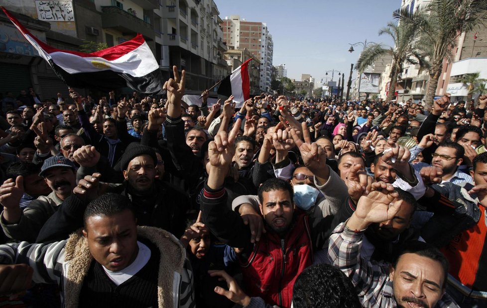 Demonstruje už skoro celý Egypt