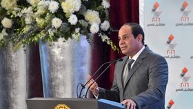 Egyptský prezident Abdul Fattah al-Sisi