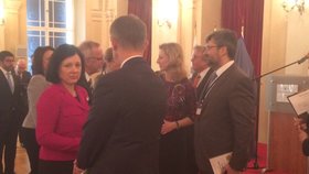 Otevření Evropské investiční banky v Praze se účastnil ministr Babiš nebo eurokomisařka Jourová.