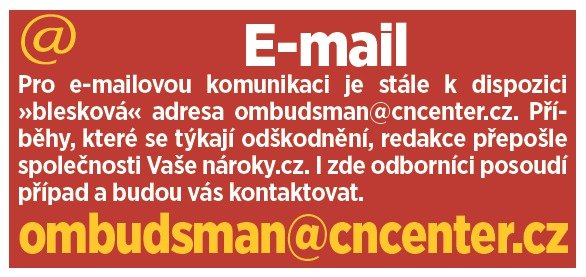 Ombudsman Blesku může pomoci i vám.