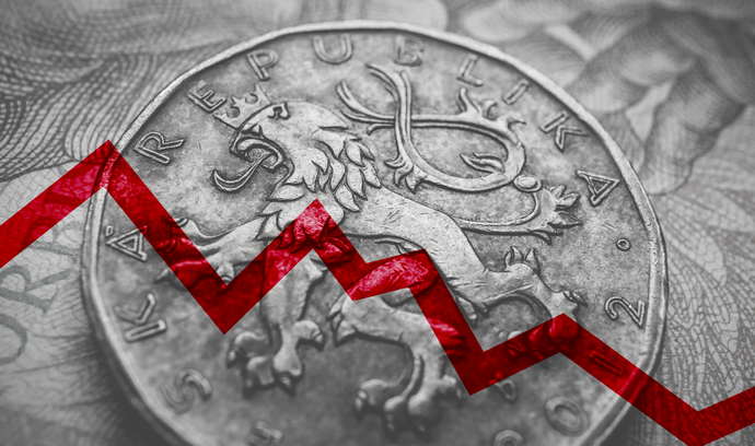 Česká koruna poslední měsíce oslabuje.