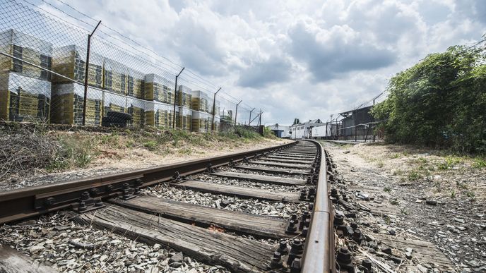 Brownfield v Praze na Zličíně určený k zástavbě byty.