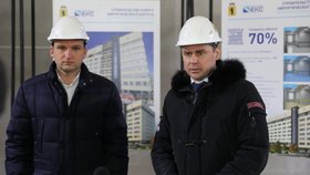Denis Kulakov z EKS a gubernátor Jaroslavli Dmitrij Mironov (2021).