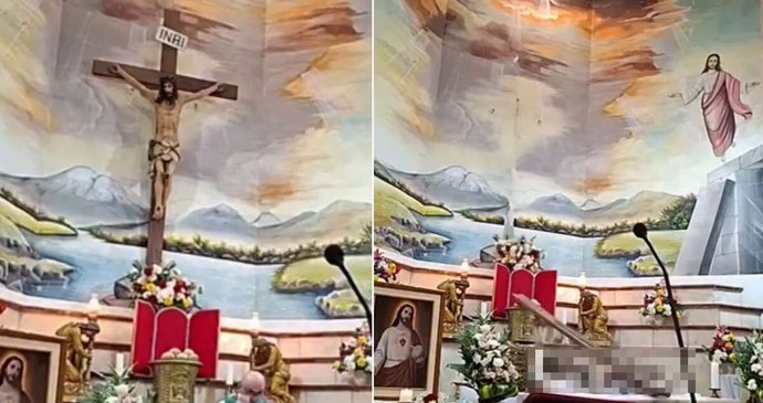 Kněze Patricia (†53) zabil přímo při mši obří kříž.