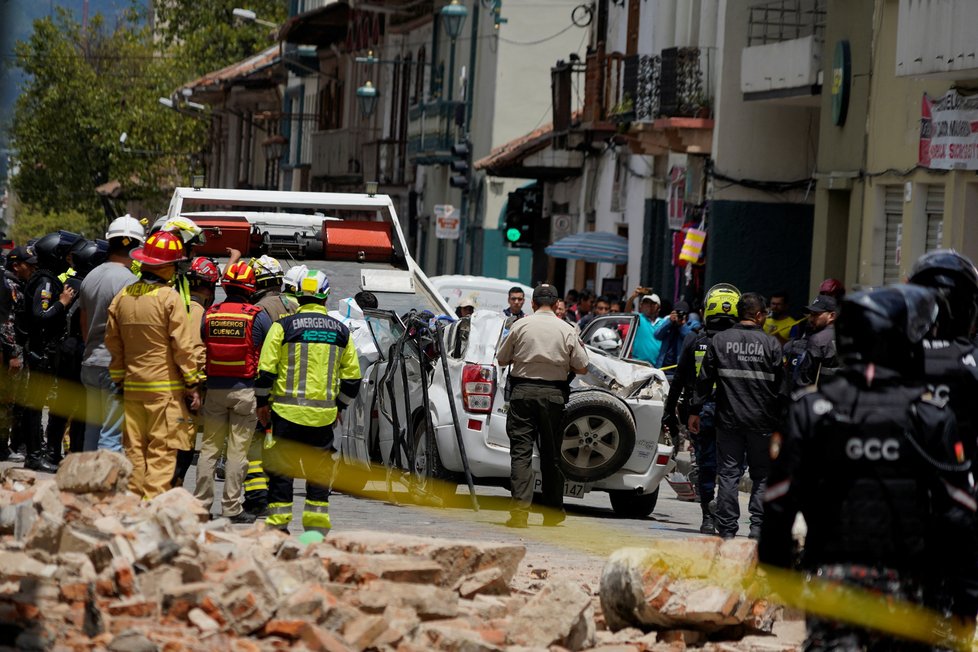 Ekvádor zasáhlo zemětřesení o síle 6,7 stupňů (18.3.2023)