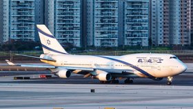 Letadlo izraelských aerolinek El Al