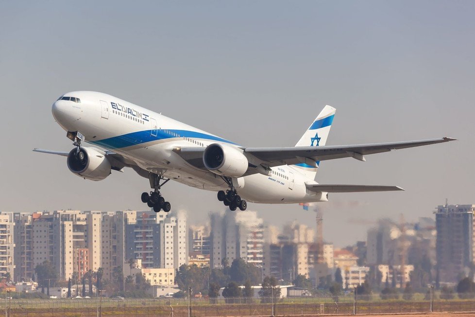 Letadlo izraelských aerolinek El Al