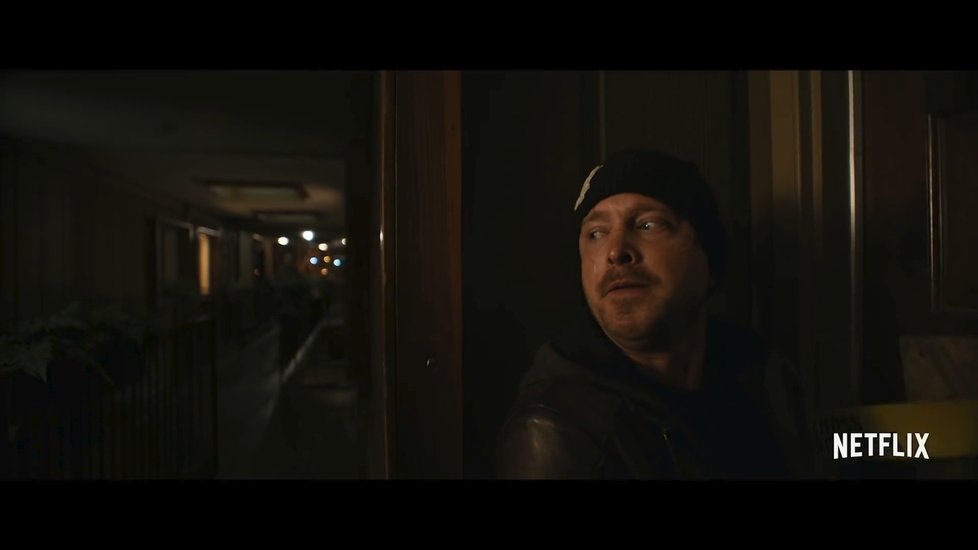 Záběry z traileru filmu El Camino: A Breaking Bad Movie.