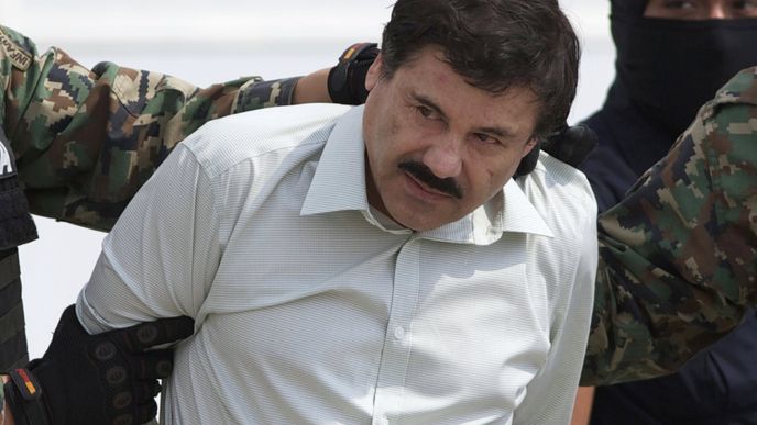 Joaquín Guzmán, známý pod přezdívkou El Chapo neboli Prcek, legendární narkobaron