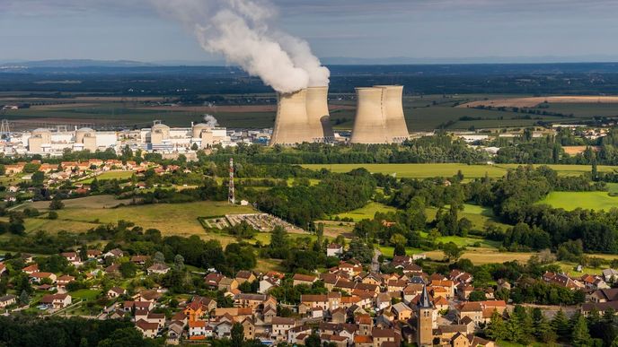 Francouzská jaderná elekrárna Bugey