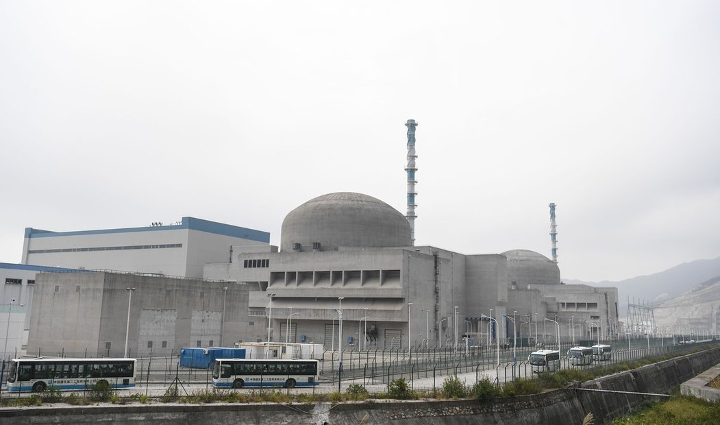Čínská jaderná elektrárna Tchaj-šan v provincii Kuang-tung