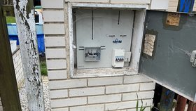 Prázdné místo po elektroměru
