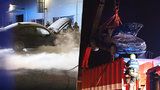 Hasiči vyjížděli k požáru hybridního BMW: Skončí v kontejneru, řekla mluvčí