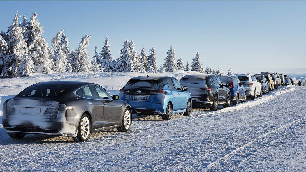 O kolik se sníží dojezd elektromobilů v zimě?