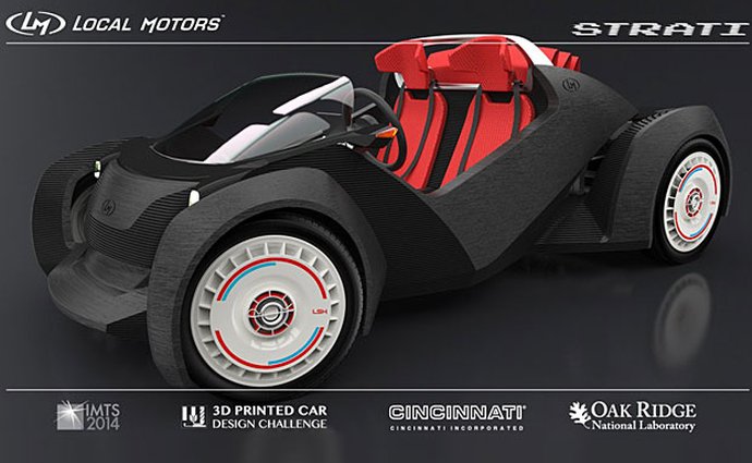 Local Motors má vítězný návrh vozu pro 3D tisk (+video)