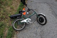 Alkoholová srážka: Opilý cyklista vjel do cesty řidiči auta pod vlivem