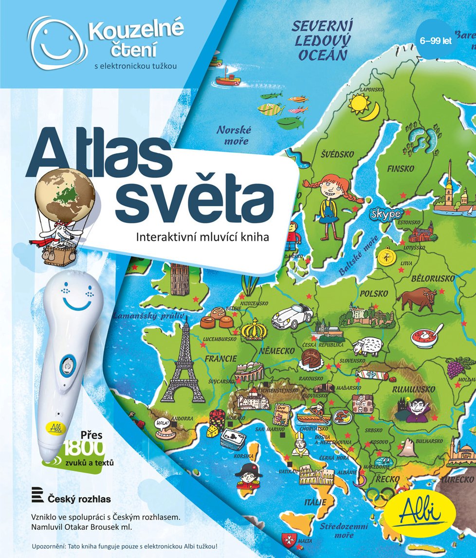 Dalším titulem je Atlas světa, doporučená cena rovněž 399 korun