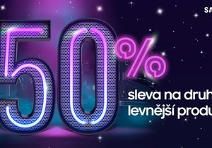 Samsung.cz přináší akci roku! Exkluzivně 50% sleva na druhý produkt 