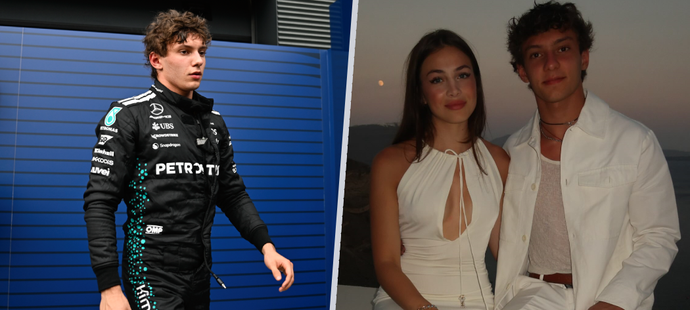 Eliška Bábíčková s Kimi Antonellim si vychutnávají dovolenou v Řecku.