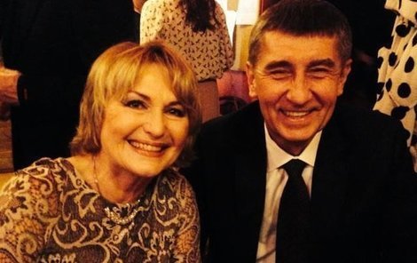 Eliška Balzerová a Andrej Babiš.