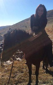 Eliška Bučková jezdila v Mongolsku na koních.