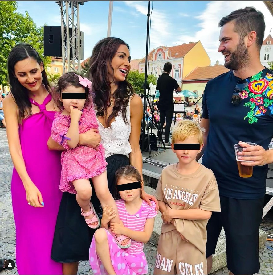 Eliška Bučková se sourozenci a jejich dětmi