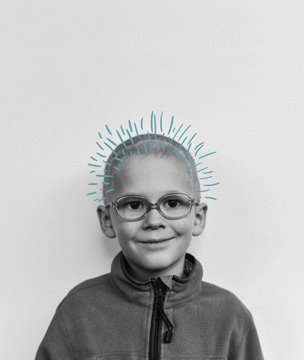 Eliška nafotila černobílé snímky plešatých dětí po chemoterapii, výstava se uskuteční na Dni dětské onkologie 17. února