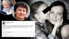 Maminka zavražděné Elišky (†9) píše vzkazy vrahovi! Alespoň tak komentuje psycholožka nářky zlomené Aleny K. (28), které umisťuje na facebookovém profilu.