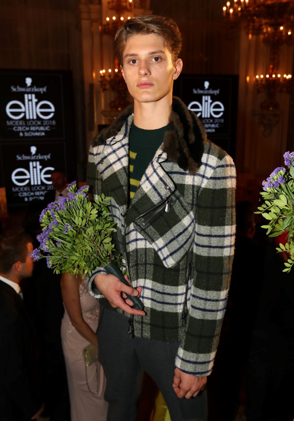 Finále soutěže Elite Model Look 2018 - vítěz Martin Burian (CZ).