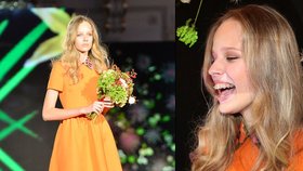 Nová vítězka soutěže Elite Model Look Aneta Měšťanová vyhrála i přesto, že má rovnátka a předkus.