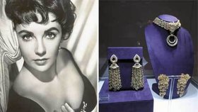 Šperky Elizabeth Taylor byly vydraženy za 116 milionů dolarů