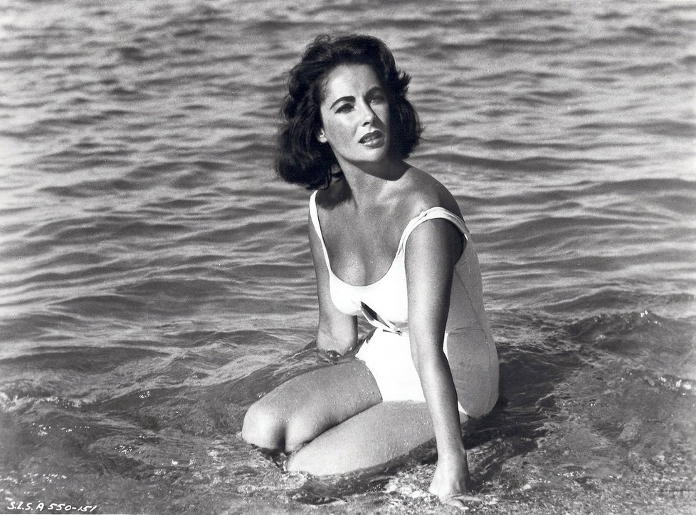 Film Suddenly, Last Summer, rok 1959 a Taylor v plavkách