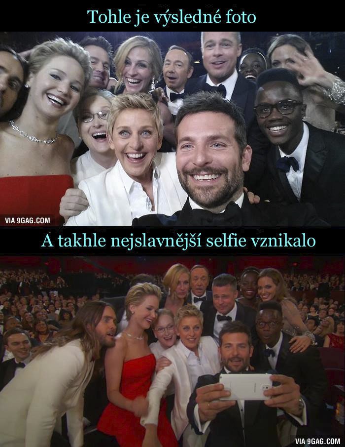 Jak vznikalo nejúspěšnější selfie všech dob