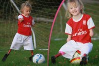 Ellie (8) se nevzdává: Fotbal zvládnu i bez nohou!