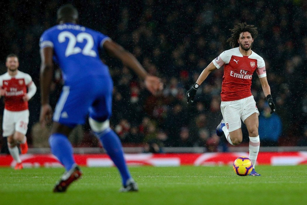 Egyptský záložník londýnského Arsenalu Mohamed Elneny